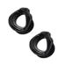 2pcs Black Silicone Face Slimmer Facial Exerciser Mouth Piece Face Lift Straightening Mouth Tightener Corrector Face Exercise Lips Trainer Beauty Tool