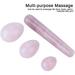 Sex Toy Yoni Egg Massage Stick Natural Carnelian Jade Eggs Great for Training Love Muscles as Kegel Exercisers(02# Natural Rose Q