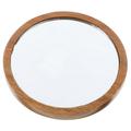 Mirrors Purses Mini Compact Small Make up Tools Portable Travel Size Round Wood Glass