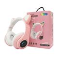 Oneshit Headset On Clearance B39 Light-emitting Ear Headset Folding Wireless Plug-in Card Subwoofer Bluetooth Headset