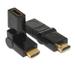 Oneshit Cable in Clearance HDMI 1.4 Angled Type HDMI Male To Female 90 180 360 Degree Rotating Adapter