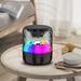 Oneshit Bluetooth Audio in Clearance Small Bluetooth Audio Teenage Boys Bluetooth Speaker Fashion Gift Cool Night Light Bluetooth Speaker Outdoor Portable Plug-in Bluetooth Audio