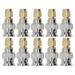 10PCS SMA Male to BNC Male Adapter Replacement RF Coaxial Cable Conversion Connector