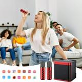 Oneshit Bluetooth Audio Clearance Sale Karaoke Machine With Wireless Bluetooth Microphone Portable Bluetooth Speaker Microphone Speaker Microphone Machine Supports | USB | AUX-in