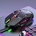 Oneshit Security On Clearance Wired Mouse Luminous Game E-Sports Mechanical Mute For PC Tablet Desktop Computer Laptop