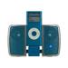 Logic3 i-Station Traveller - Speakers - for portable use - 4 Watt (total) - blue - for Apple iPod nano (2G)