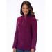 Blair Women's Cuddle Boucle Pullover Sweater - Purple - L - Misses