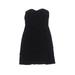 Gianni Bini Casual Dress - Party Strapless Sleeveless: Black Solid Dresses - Women's Size 0