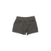 OshKosh B'gosh Shorts: Gray Solid Bottoms - Kids Girl's Size 6 - Dark Wash