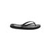 OFF-WHITE Flip Flops: Black Solid Shoes - Women's Size 6 - Open Toe