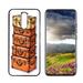 Vintage-suitcase-stickers-3 phone case for LG Solo LTE for Women Men Gifts Flexible Painting silicone Shockproof - Phone Cover for LG Solo LTE