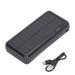 2024 Solar Power Bank 30000mAh Capacity Dual USB Port Portable for Outdoor Camping Hiking