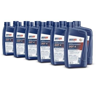 Eurolub 12x 1 L Bremsflüssigkeit DOT4 [Hersteller-Nr. 542001] Image