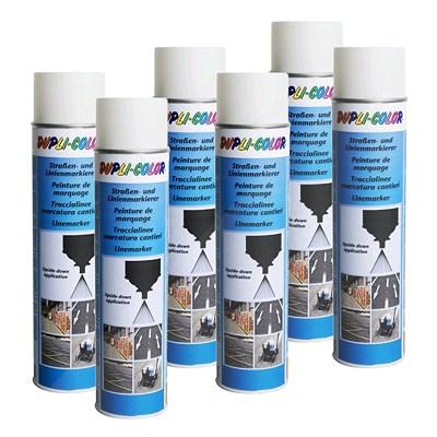 Dupli Color DUPLI-COLOR 6x 600ml Straßen- und Linienmarkierer [Hersteller-Nr. 895173] Image