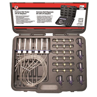 Bgs Do It Yourself Common Rail Tester mit 24 Adaptern [Hersteller-Nr. 8106] Image