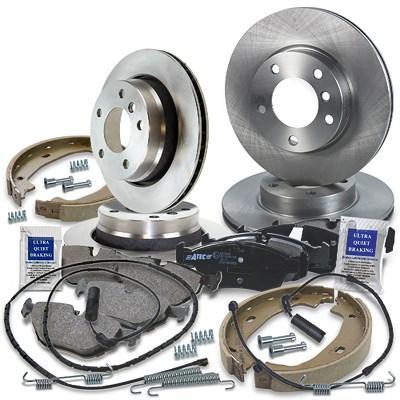 Bestprice Bremsscheiben + Bremsbeläge Vorne + Hinten [Hersteller-Nr. 10603889] für BMW Image