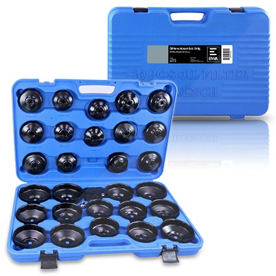 Enva Ölfilterschlüssel-, Ölfilterkappen-Satz - 30-tlg. [Hersteller-Nr. 10879147] Image