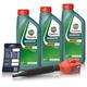 Castrol 3x 1 L Magnatec 5W-40 C3 + Ölwechsel-Anhänger + Einfülltrichter [Hersteller-Nr. 15C9C7]