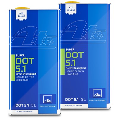Ate 2x 5 L Bremsflüssigkeit Super DOT5.1 [Hersteller-Nr. 03.9901-6603.2] Image