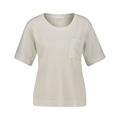 Marc O'Polo Damen T-Shirt aus Bio-Baumwolle Loose Fit, grau, Gr. M