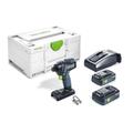 Visseuse à chocs 18 V TID 18 HPC 4,0 I-Plus + 2 batteries 4 Ah + chargeur rapide + coffret SYSTAINER FESTOOL 576482