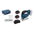 Scie sauteuse 18V GST 18 V-LI B + 2 batteries Procore 5,5 Ah + chargeur en coffret L-boxx BOSCH 06015A610C