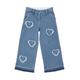 Stella Mccartney Kids Fringed Hearts Jeans - Denim - 05YR (5 Years)