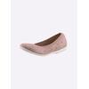 Ballerina CAPRICE, Damen, Gr. 38, rosa (rose), Textil, sportlich, Schuhe