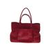 Lancel Tote Bag: Burgundy Solid Bags