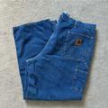Carhartt Jeans | Carhartt Cargo Straight Leg Denim Jeans | Color: Blue | Size: 42
