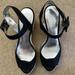 Jessica Simpson Shoes | Jessica Simpson Espadrille Wedge Shoes | Color: Black | Size: 7.5