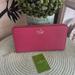 Kate Spade Bags | Kate Spade Dark Pink Saffiano Leather Wallet (Has Pen Marks On Outside Back) | Color: Pink | Size: Os