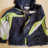 Columbia Jackets & Coats | Columbia Omni Tech Titanium Jacket Men's Xl Ski Boarding Outdoor Hooded Grey | Color: Gray/Green | Size: Xl