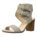 Nine West Shoes | Nine West Women's Galiceno Suede Heeled Sandal, Taupe, 5 M Us | Color: Gray | Size: 5