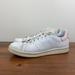 Adidas Shoes | Adidas Stan Smith Sneakers Women’s Size 7 White Pink Leather Ee5865 Casual Shoes | Color: Pink/White | Size: 7