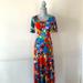 Lularoe Dresses | Lularoe “Ana” Fit-And-Flirt Maxi Dress Size Extra Small Nwt | Color: Blue/Red | Size: Xs