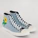 Converse Shoes | Converse Ctas Hi X You 'Floral Embroidery' Unisex Sneakers 163038c Nwt | Color: Blue/Yellow | Size: 9.5