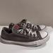 Converse Shoes | Converse Shoes Womens Size 8 All Star Gray Polka Dot Double Tongue Low Canvas | Color: Gray/White | Size: 8