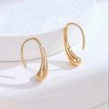 Anthropologie Jewelry | Anthro 14k Teardrop Earrings In Gold | Color: Gold | Size: Os