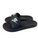 Nike Shoes | Nike Benassi Slide Sandals Mens Sz 8 Swoosh Logo Slip On Black Comfort Shoe | Color: Black/White | Size: 8