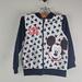 Disney Shirts & Tops | Disney | Kids Mickey Mouse Navy Gray Fleece Zip Front Hoodie 4t | Color: Blue/Red | Size: 4tb