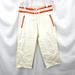 Nike Pants & Jumpsuits | Nike Athletic 72 Women's Low Rise Capris Pants White Orange Vintage Size Small. | Color: Orange/White | Size: S