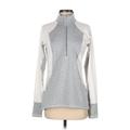 Athleta Track Jacket: Silver Jackets & Outerwear - Women's Size Small