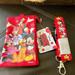 Disney Accessories | Disney Mickey Mouse & Friends Red Lanyard Detachable Zip Closure Clear Id Slip | Color: Pink/Red | Size: 3”Lx5.25”H