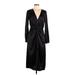 Forever 21 Casual Dress - Wrap: Black Dresses - Women's Size Medium