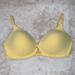 Victoria's Secret Intimates & Sleepwear | 36d Victoria’s Secret Vintage Angels Yellow No-Wire Bra 2007 | Color: Yellow | Size: 36d