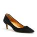 J. Crew Shoes | J Crew Esme Suede Kitten Heel Pumps. Black. Size 8.5 | Color: Black | Size: 8.5