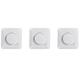 TsoLay 3X LED Dimmer Switch, Flush-Mounted Dimmer for Dimmable LED and Halogen, 5-300 W Dimmer Switch LED, Phase Control Dimmer