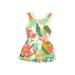 Tea Romper: Green Tropical Skirts & Rompers - Kids Girl's Size 4