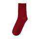 CBLdF Socks 3 Pairs Women's Socks Cotton Breathable Christmas Red Socks For Fashion Casual Autumn Winter Socks Warm Comfort-3 Pairs G-one Size